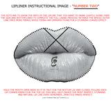 5, Five illustrations and directions on lining the lips